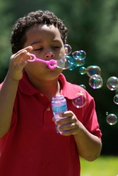 Blowing bubbles sm