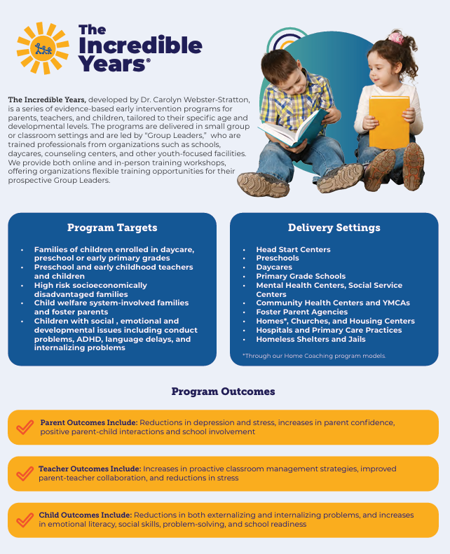 Incredible Years flyer