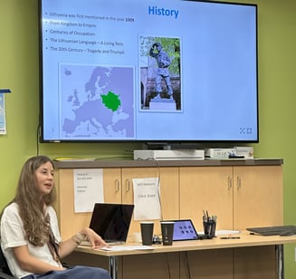 Indre presenting crop